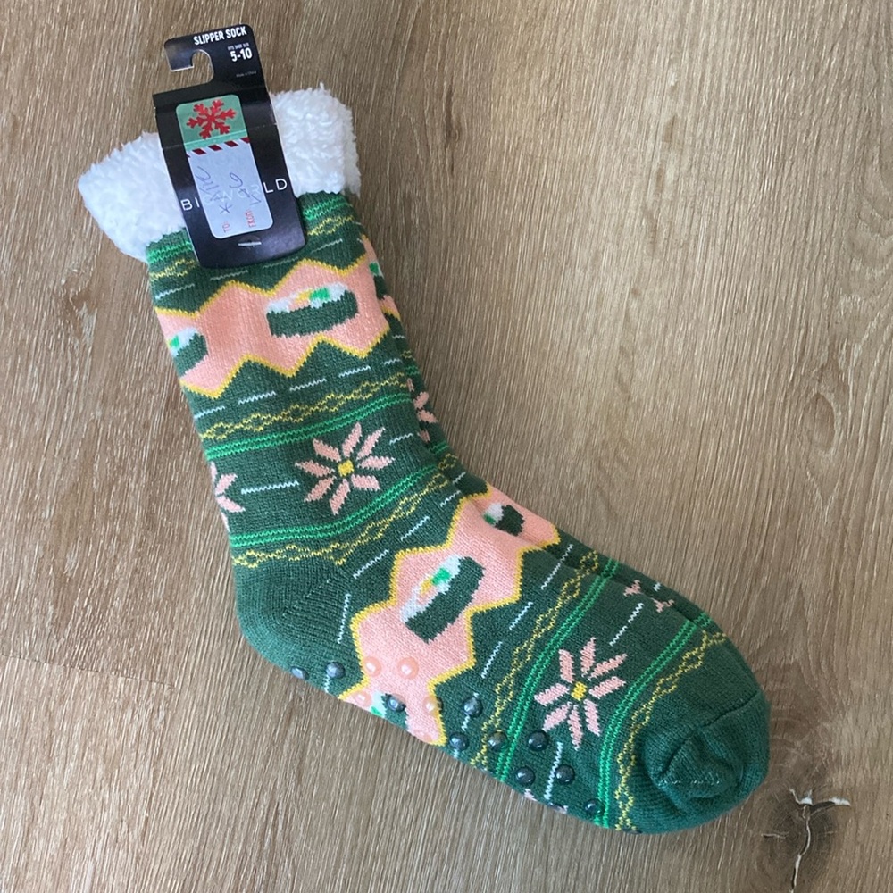 Bio World Slipper Sock Resistant Free Size New With Tag Size US 5-10